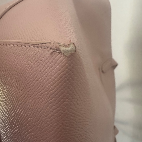 Betsey Johnson Tote Shoulder Bag Blush Pink w/Floral Lining/Purse/Handbag/Large - Picture 15 of 17